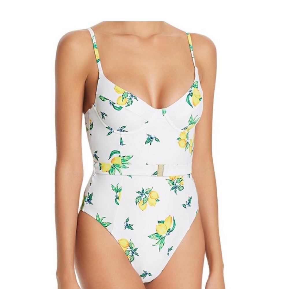 WeWoreWhatxOnia lemon one piece